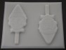 578sp Shelved Elf Chocolate or Hard Candy Lollipop Mold